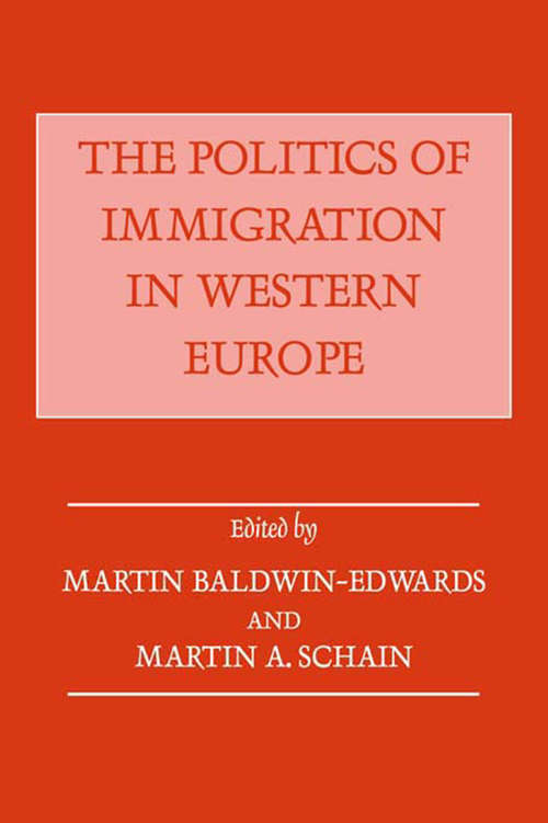 Book cover of The Politics of Immigration in Western Europe