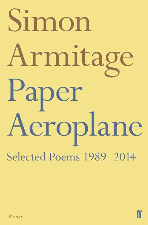 Book cover of Paper Aeroplane: Selected Poems 1989–2014 (Main)