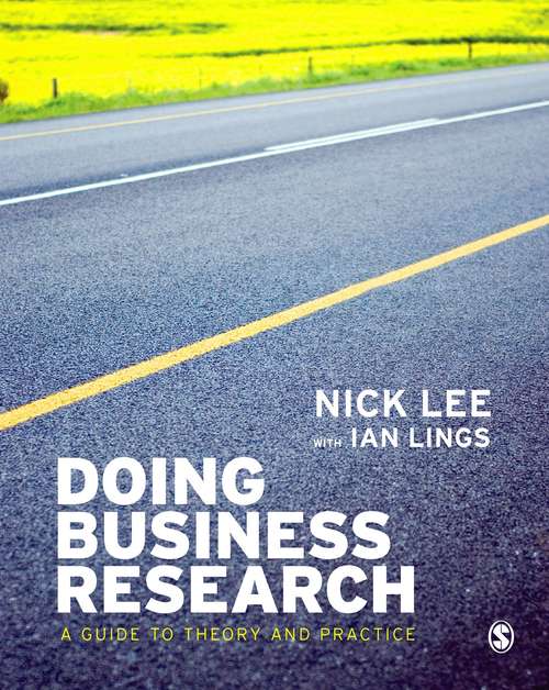 Book cover of Doing Business Research: A Guide to Theory and Practice