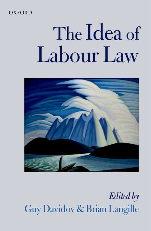 Book cover of The Idea of Labour Law