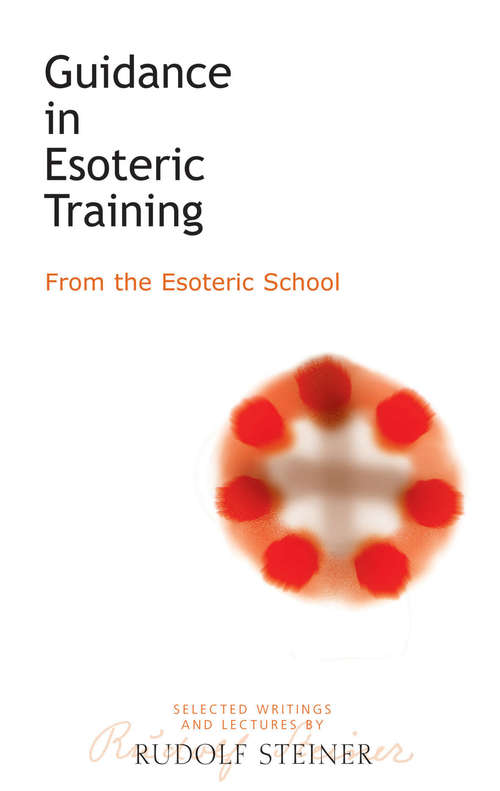 Book cover of Guidance in Esoteric Training: From the Esoteric School (3)