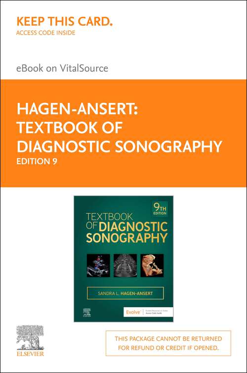 Book cover of Textbook of Diagnostic Sonography - E-Book: Textbook of Diagnostic Sonography - E-Book (9)