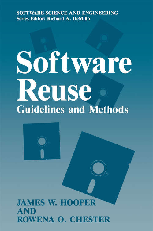 Book cover of Software Reuse: Guidelines and Methods (1991) (Software Science and Engineering)