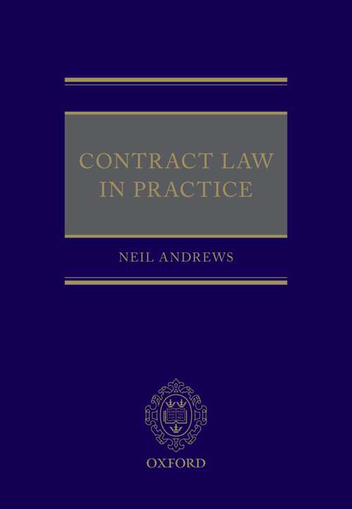 Book cover of Contract Law in Practice