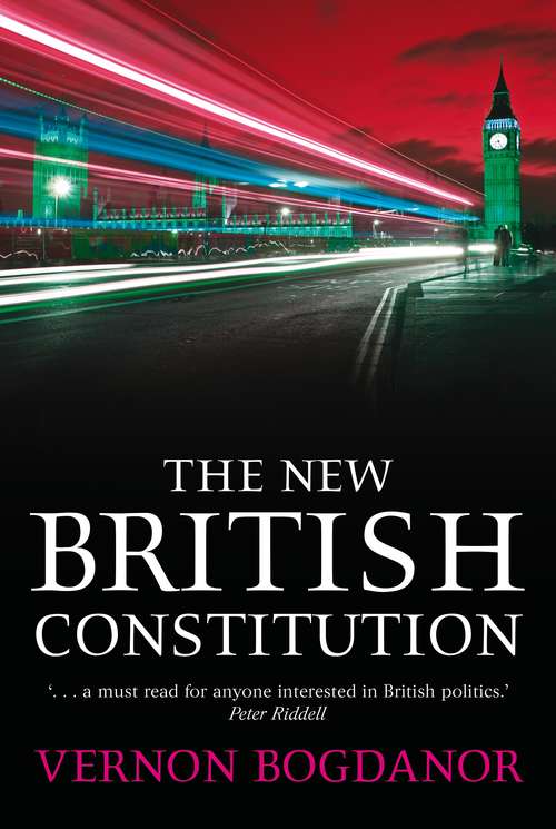 Book cover of The New British Constitution