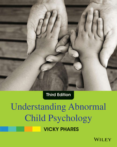 Book cover of Understanding Abnormal Child Psychology