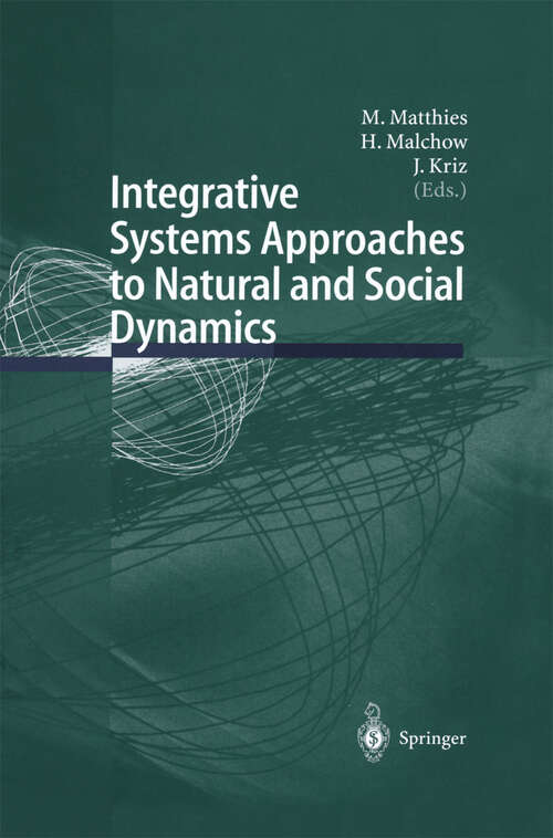 Book cover of Integrative Systems Approaches to Natural and Social Dynamics: Systems Science 2000 (2001)