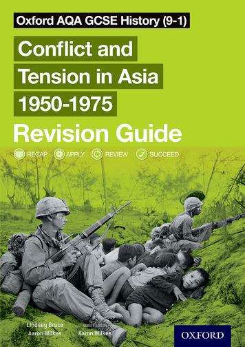 Book cover of Oxford AQA GCSE History (9-1): Conflict and Tension in Asia 1950-1975 Revision Guide