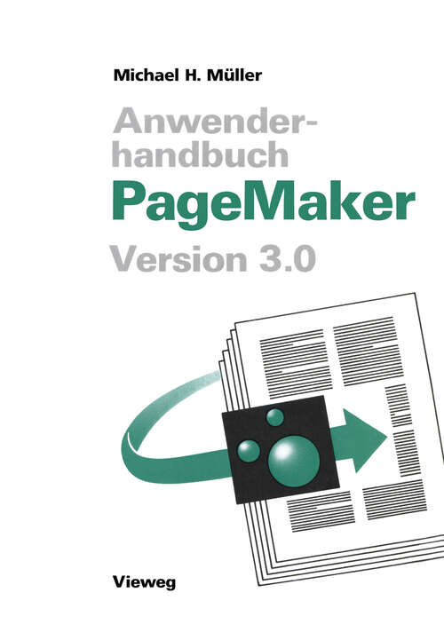Book cover of Anwenderhandbuch PageMaker: Version 3.0 (1989)