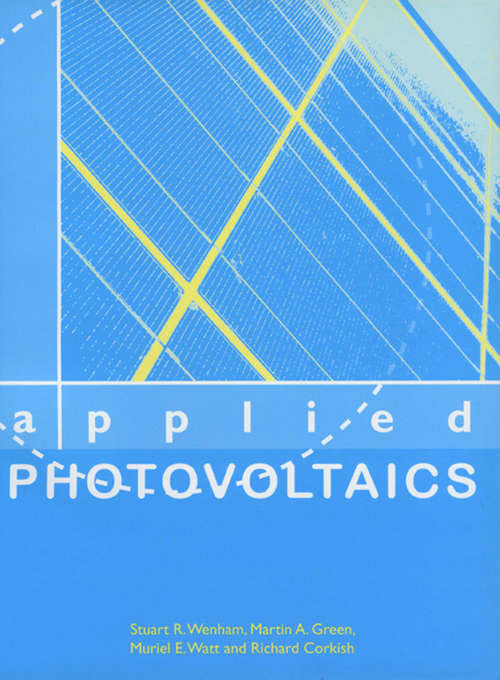 Book cover of Applied Photovoltaics