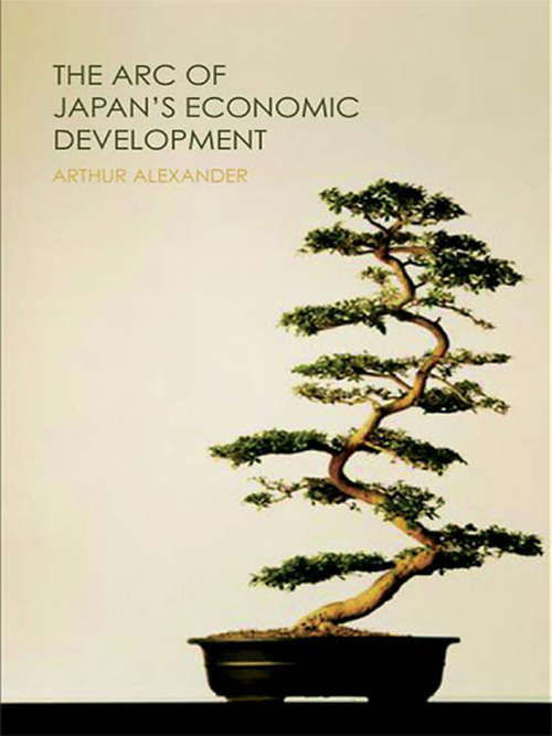 Book cover of The Arc of Japan's Economic Development