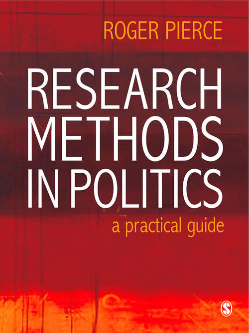 Book cover of Research Methods in Politics