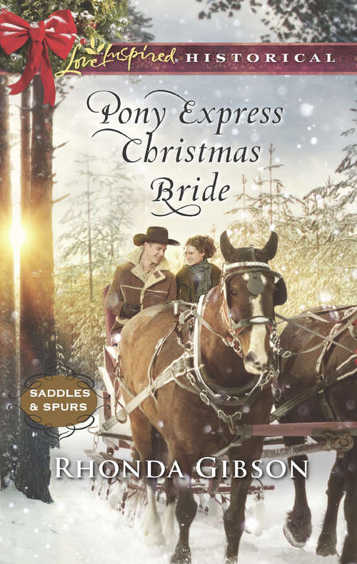 Book cover of Pony Express Christmas Bride: Her Holiday Family The Bride Ship A Pony Express Christmas Rocky Mountain Dreams (ePub edition) (Saddles and Spurs #3)