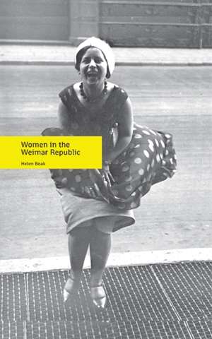 Book cover of Women in the Weimar Republic