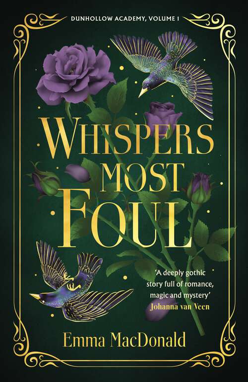 Book cover of Whispers Most Foul: Suspenseful gothic fantasy interwoven with magic to create the perfect spooky season read