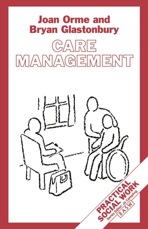 Book cover of Care Management: Tasks and Workloads (1st ed. 1993) (Practical Social Work Series)