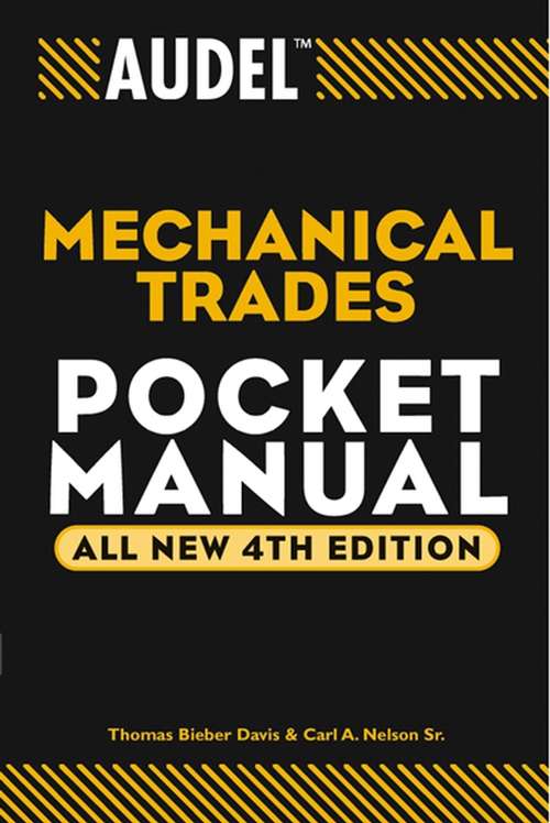 Book cover of Audel Mechanical Trades Pocket Manual (4) (Audel Technical Trades Series #1)