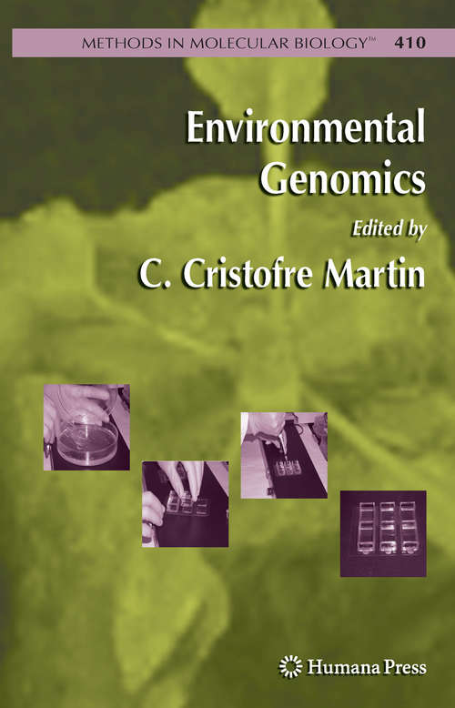 Book cover of Environmental Genomics (2008) (Methods in Molecular Biology #410)