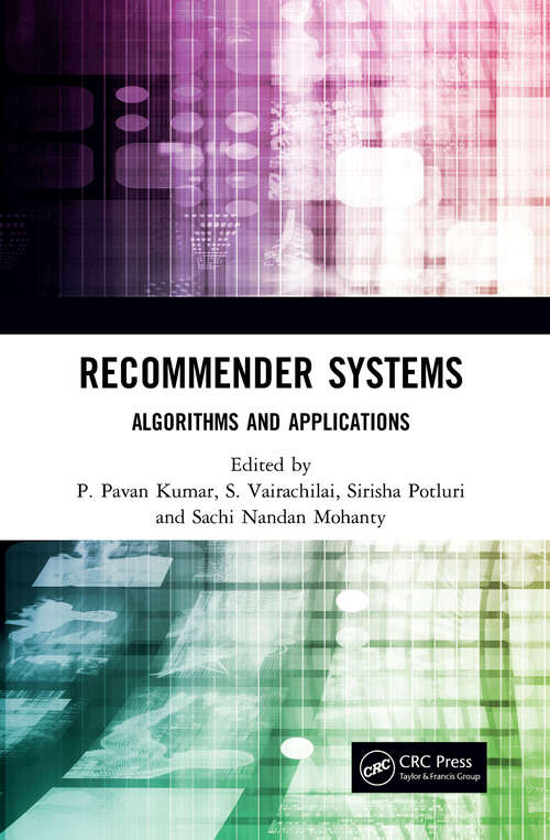 Book cover of Recommender Systems: Algorithms and Applications