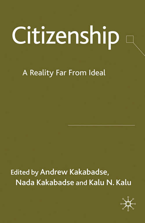 Book cover of Citizenship: A Reality Far From Ideal (2009)