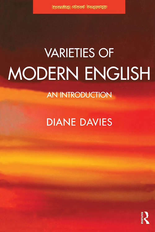 Book cover of Varieties of Modern English: An Introduction