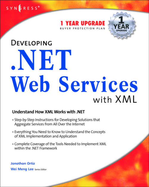 Book cover of Developing .Net Web Services With XML