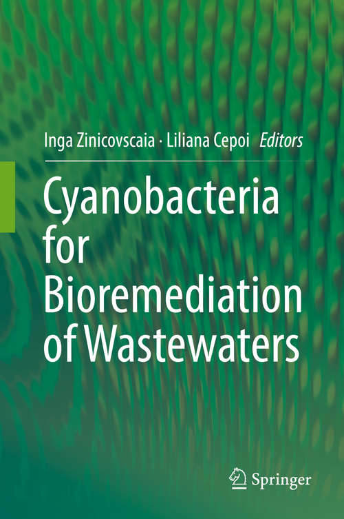 Book cover of Cyanobacteria for Bioremediation of Wastewaters (1st ed. 2016)