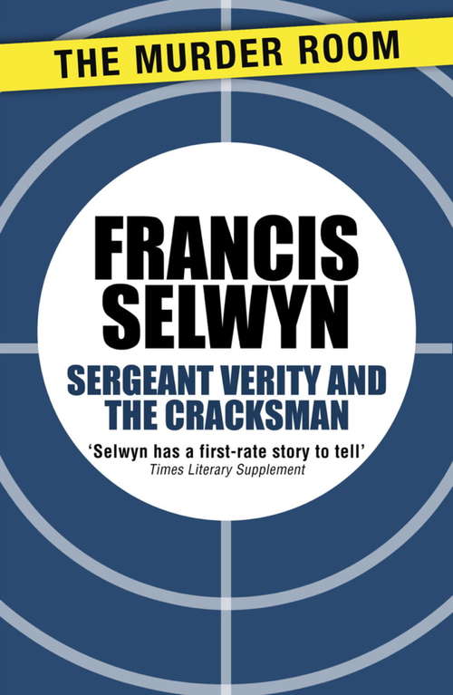 Book cover of Sergeant Verity and the Cracksman (Sergeant Verity)