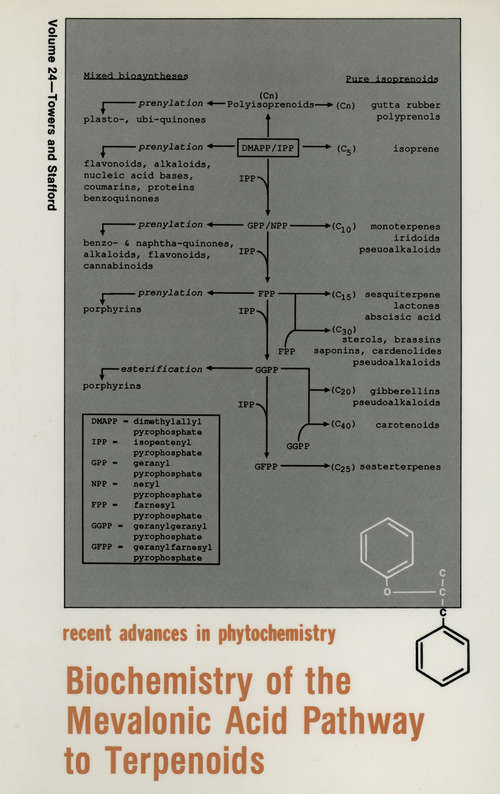 Book cover of Biochemistry of the Mevalonic Acid Pathway to Terpenoids (1990) (Recent Advances in Phytochemistry #24)