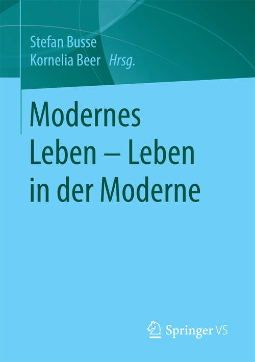 Book cover of Modernes Leben – Leben in der Moderne