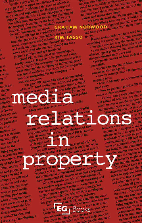 Book cover of Media Relations in Property