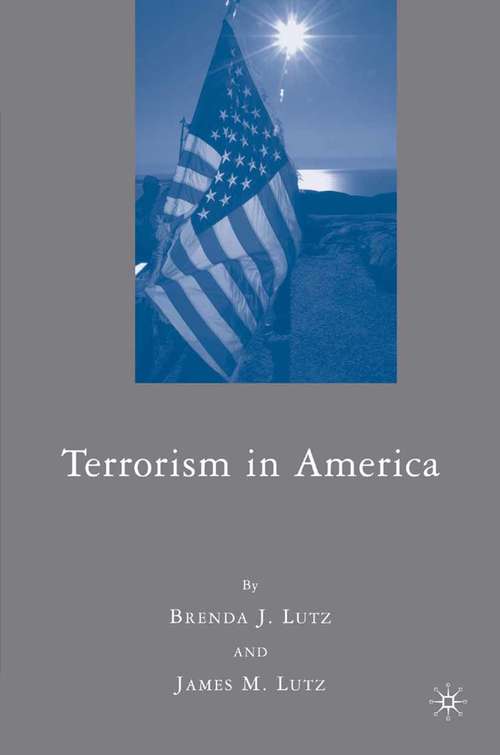 Book cover of Terrorism in America (2007)