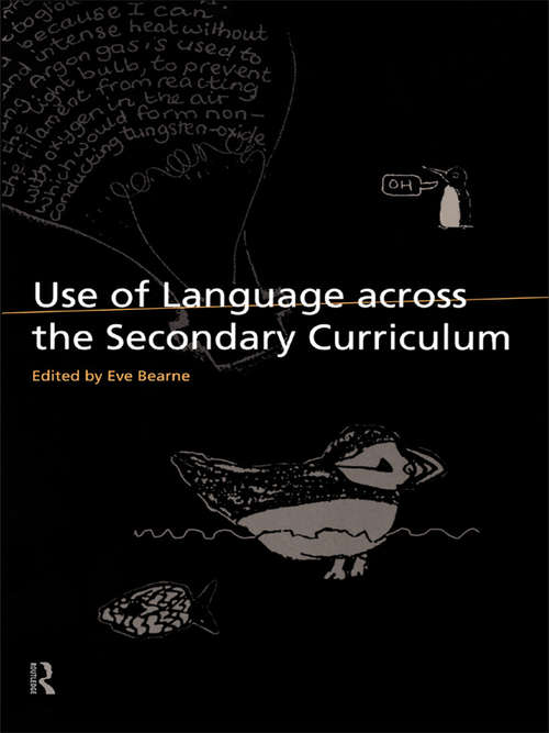 Book cover of Use of Language Across the Secondary Curriculum