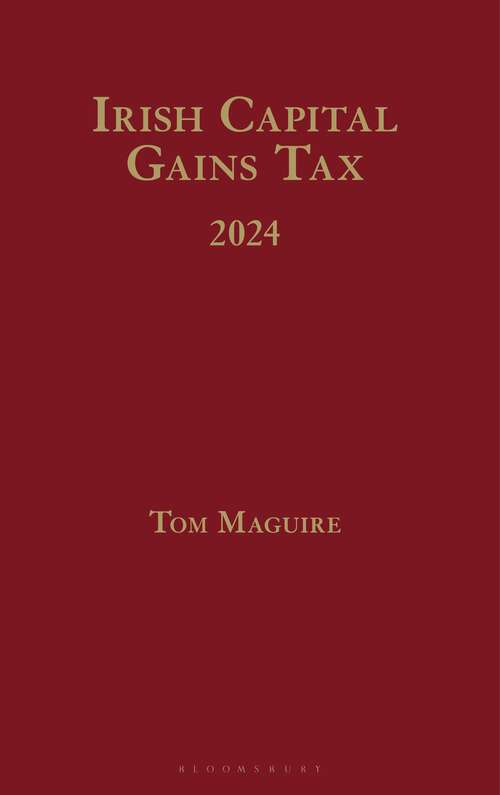Book cover of Irish Capital Gains Tax 2024
