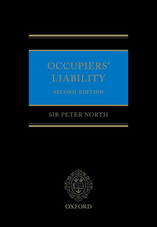 Book cover of Occupiers' Liability