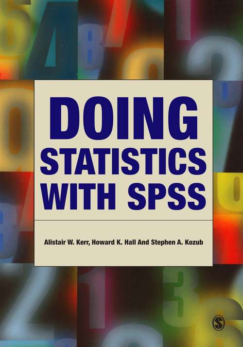 Book cover of Doing Statistics With SPSS (PDF)