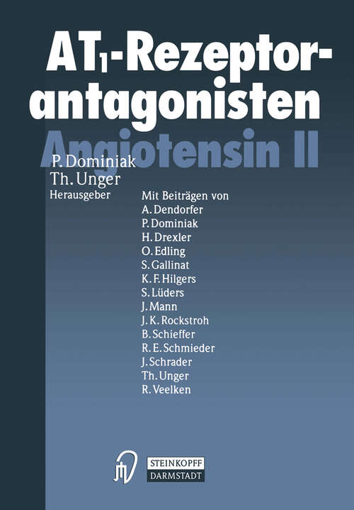 Book cover of Angiotensin II AT1-Rezeptorantagonisten (1997)