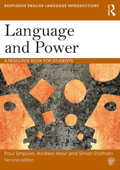 Book cover of Language and Power: A Resource Book for Students (Routledge English Language Introductions)