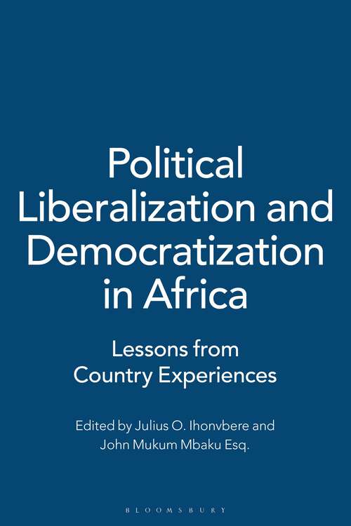 Book cover of Political Liberalization and Democratization in Africa: Lessons from Country Experiences