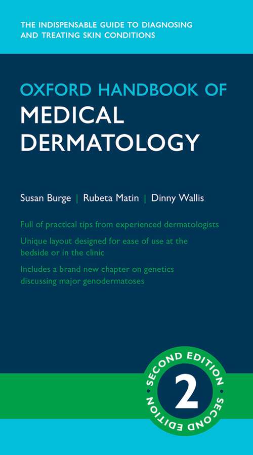 Book cover of Oxford Handbook of Medical Dermatology (Oxford Medical Handbooks)