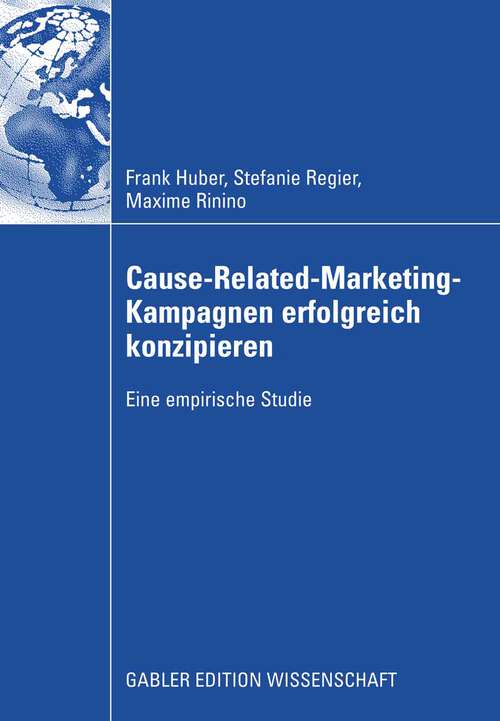 Book cover of Cause-Related-Marketing-Kampagnen erfolgreich konzipieren: Eine empirische Studie (2008)