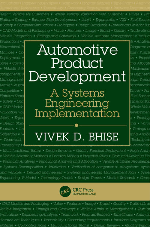 Book cover of Automotive Product Development: A Systems Engineering Implementation