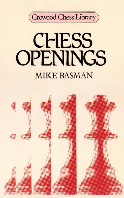 Book cover of Chess Openings