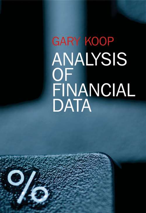 Book cover of Analysis of Financial Data