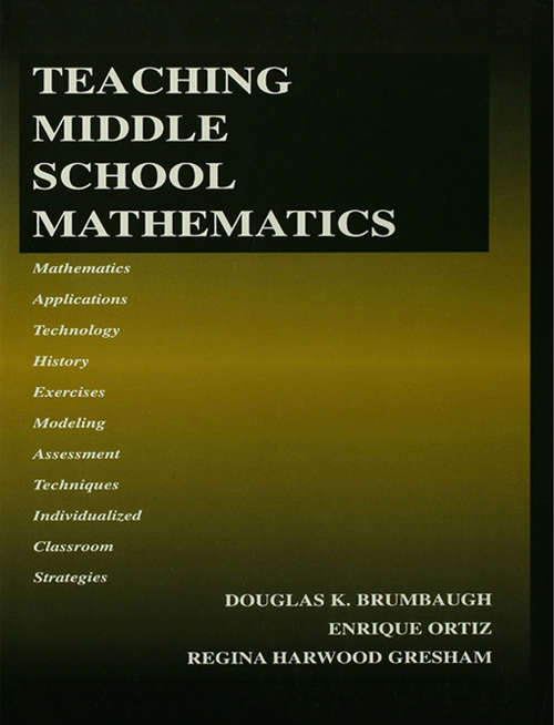 Book cover of Teaching Middle School Mathematics