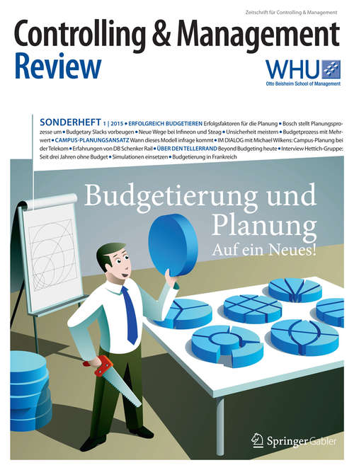 Book cover of Controlling & Management Review Sonderheft 1-2015: Budgetierung und Planung (2015) (CMR-Sonderhefte)