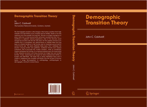 Book cover of Demographic Transition Theory (2006)