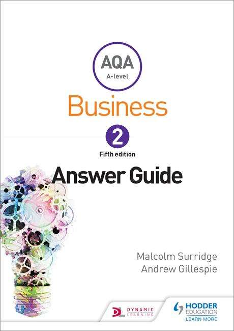 Book cover of AQA Business for A Level 2: Answer Guide (PDF)