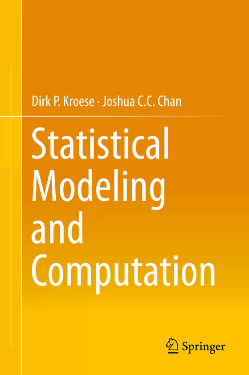 Book cover of Statistical Modeling and Computation (2014)
