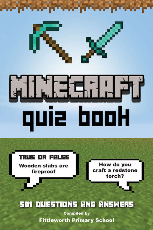 Book cover of Minecraft Quiz Book